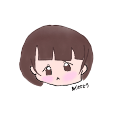 [LINEスタンプ] ショートヘアおんなのこ