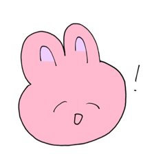 [LINEスタンプ] うさぎですょ