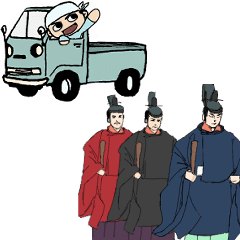 [LINEスタンプ] 動く米農家と神職