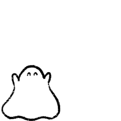 [LINEスタンプ] 動くハロウィンおばけちゃんスタンプ