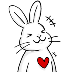 [LINEスタンプ] 妄想うさぎ星人2