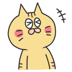 [LINEスタンプ] 白＆茶トラねこにゃんスタンプの日