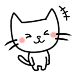 [LINEスタンプ] ◾しろねこ梅さん [スタンプの日]