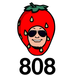 [LINEスタンプ] フルーツパーラー808