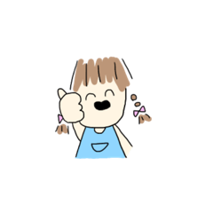 [LINEスタンプ] おんなの子×ねこ