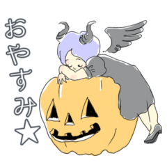 [LINEスタンプ] ハロウィンのゆる〜いつぶやき