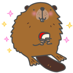 [LINEスタンプ] ぽんちゃんと動物園のなかまたち