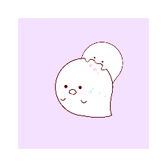 [LINEスタンプ] おばけ( ᐛ )