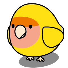 [LINEスタンプ] コザクラインコのベリーちゃん（ルチノー）