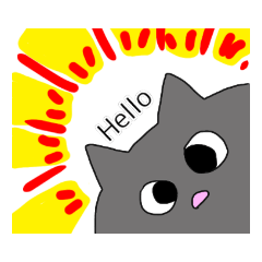 [LINEスタンプ] Cat brother and sister stamp