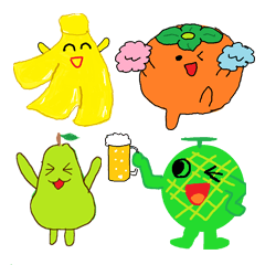 [LINEスタンプ] 毎日使えるかわいいフルーツスタンプ