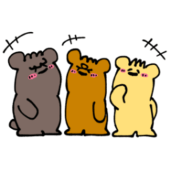 [LINEスタンプ] The Three Bears.