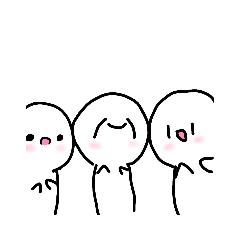 [LINEスタンプ] にこちゃんたちの日常