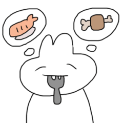 [LINEスタンプ] まいにち兎ちゃん！