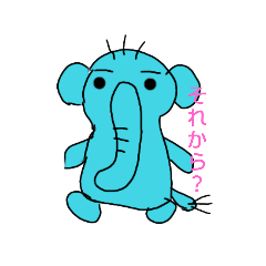 [LINEスタンプ] 指で描いた、生き物たち！