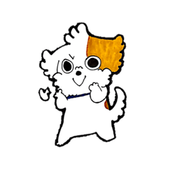 [LINEスタンプ] ハピラピシーズー犬のラッピーくん