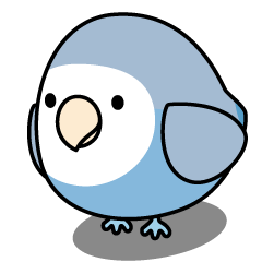 [LINEスタンプ] コザクラインコ（ターコイズコバルト）