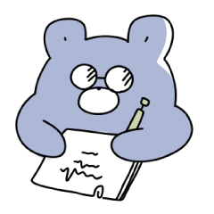 [LINEスタンプ] くまとお仕事