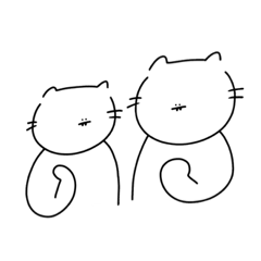 [LINEスタンプ] 前歯が出ちゃった猫 その2