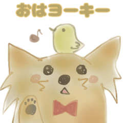 [LINEスタンプ] ヨーキーこまめ