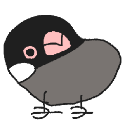 [LINEスタンプ] 文鳥の長井さん