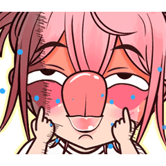 [LINEスタンプ] あきこちゃん☆彡2