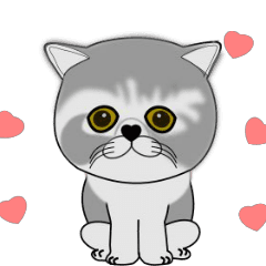 [LINEスタンプ] 僕の愛猫ぽんた君