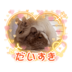 [LINEスタンプ] デグー パイド