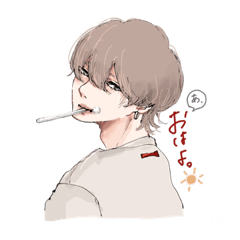 [LINEスタンプ] Ran.の使いやすいスタンプ<Boy>