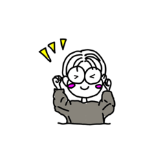 [LINEスタンプ] ^^*☪️