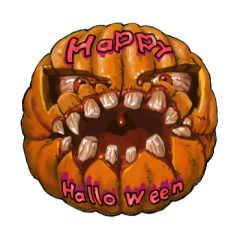 [LINEスタンプ] おとなのハロウィンパーティホラー