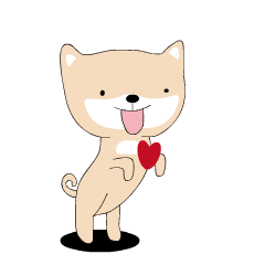 [LINEスタンプ] 子犬はあなたが好きです.