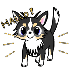 [LINEスタンプ] かわいいチワワ犬もかちゃんのスタンプ