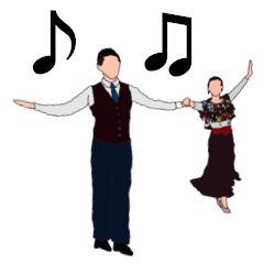 [LINEスタンプ] 社交ダンス♫♪