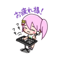 [LINEスタンプ] 吹奏楽部の打楽器ちゃん