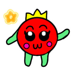 [LINEスタンプ] （動く） とまとちゃん (日常）