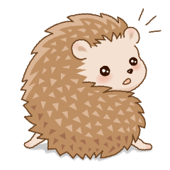 [LINEスタンプ] ちいさなかわいいハリネズミたち セリフ無