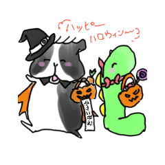 [LINEスタンプ] モルモットのゆずとリュウのこトモリュー2