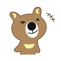 [LINEスタンプ] クマの月くん☆デフォルト風