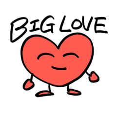 [LINEスタンプ] BIG BIG BIG LOVE