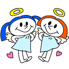 [LINEスタンプ] ドルフェ＆メルフェの画像（メイン）