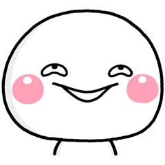 [LINEスタンプ] 大人奇怪表情♡白圓君