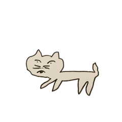 [LINEスタンプ] またまたおでのねこ