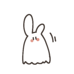 [LINEスタンプ] 軟弱うさぎ