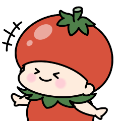 [LINEスタンプ] ぷちとまとちゃん #01