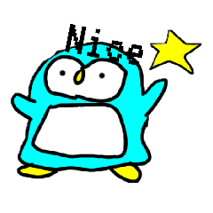 [LINEスタンプ] かめとPENGUINとwashing stand