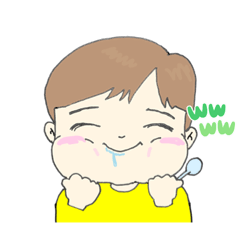 [LINEスタンプ] YUTOくんの笑顔