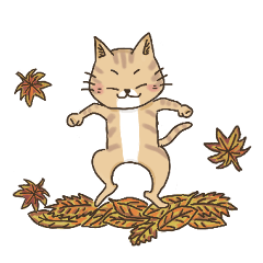 [LINEスタンプ] 猫の助の日常使い 秋冬から年末年始Ver