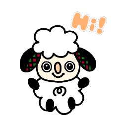 [LINEスタンプ] ひつじの福ちゃん