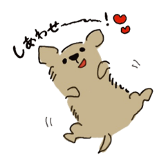 [LINEスタンプ] わんわんいっぬたち 2